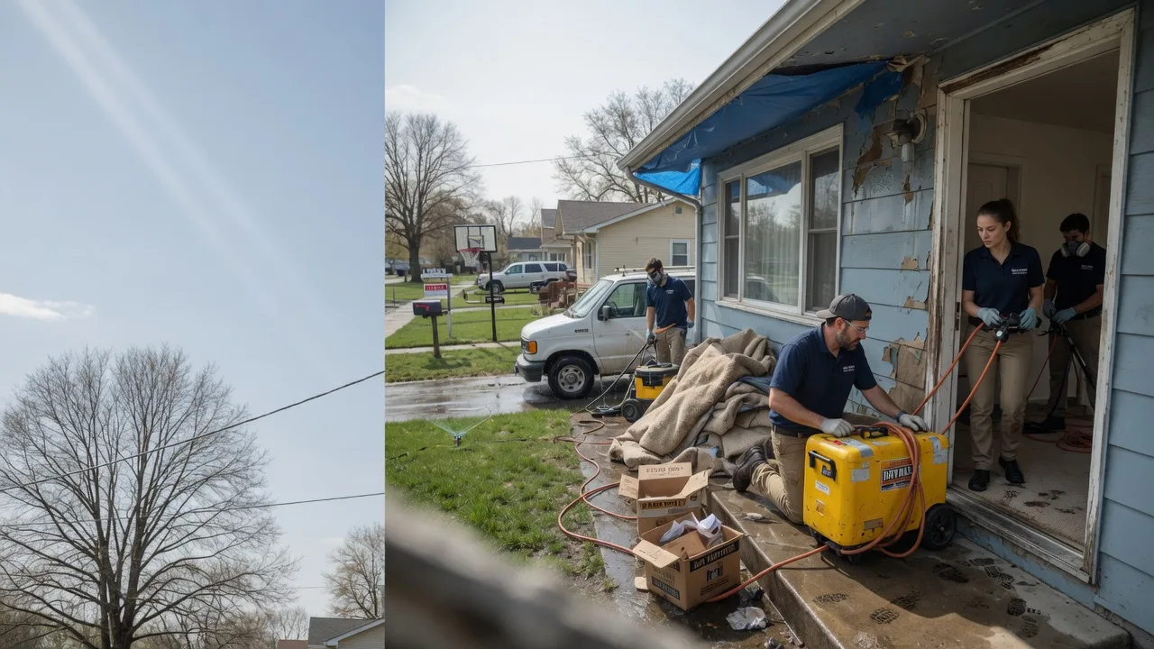 Basement Flood Cleanup in Cuero, TX near me